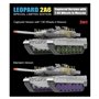 RFM-5114 Leopard 2A6 Captured Version with T-80 Wheels in Moscow 2 in 1 Limited Edition