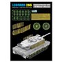 RFM-5114 Leopard 2A6 Captured Version with T-80 Wheels in Moscow 2 in 1 Limited Edition