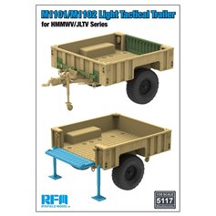 RFM 1:35 M1101/M1102 - LIGHT TACTICAL TRAILER FOR HMMWV/JLTV SERIES 