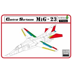 Karaya 1:72 Powierzchnie sterowe do MiG-23 - CONTROL SURFACES