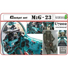 Karaya 1:72 Kokpit do MiG-23 - COCKPIT SET