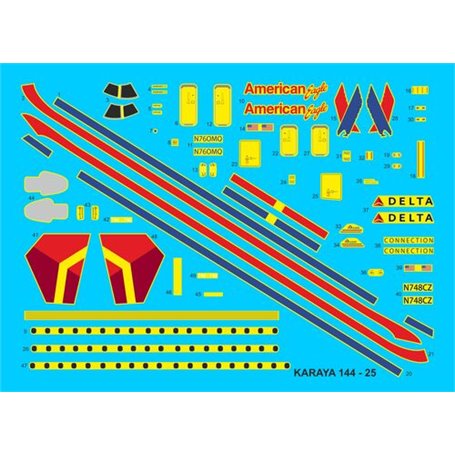 Karaya D144-25 Embraer 170 Delta/UA