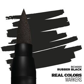 AK Interactive REAL COLORS MARKERS RCM-001 Rubber Black