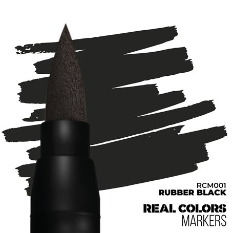 AK REAL COLORS MARKER Rubber Black