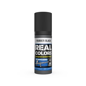 AK Interactive REAL COLORS RC-8 Rubber Black - 17ml