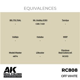 AK REAL COLORS Off White 17 ml.