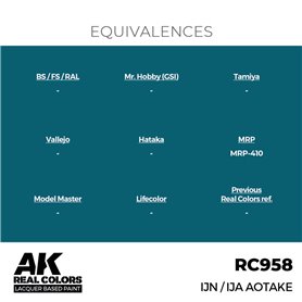 AK Interactive REAL COLORS RC-958 COLORS IJN / IJA Aotake - 17ml