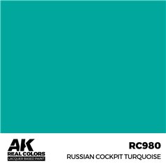 AK Interactive REAL COLORS RC-980 Russian Cockpit Torquoise - 17ml