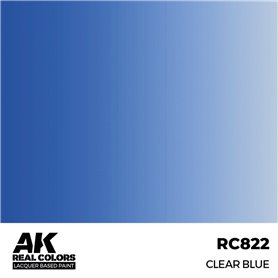 AK Interactive REAL COLORS RC-822 Clear Blue - 17ml