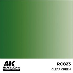 AK Interactive REAL COLORS RC-823 Clear Green - 17ml