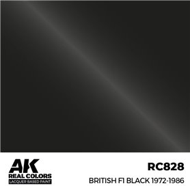 AK Interactive REAL COLORS RC-828 British F1 Black 1972-1986 - 17ml