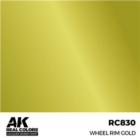 AK Interactive REAL COLORS RC-830 Wheel Rim Gold - 17ml