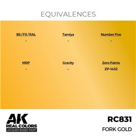 AK REAL COLORS Fork Gold 17 ml.