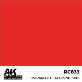 AK Interactive REAL COLORS RC-833 Maranello F1 Red 1970s-1980s - 17ml