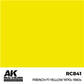 AK REAL COLORS French F1 Yellow 1970s-1980s 17 ml.