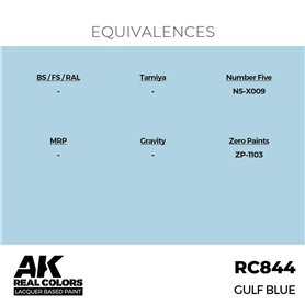 AK Interactive REAL COLORS RC-844 GULF Blue - 17ml