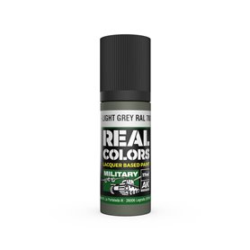 AK Interactive REAL COLORS RC-854 Hellgrau-Light Grey RAL 7009 (interior c olor) - 17ml