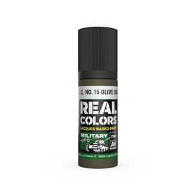 AK Interactive REAL COLORS RC-875 S.C.C. No.15 Olive Drab - 17ml