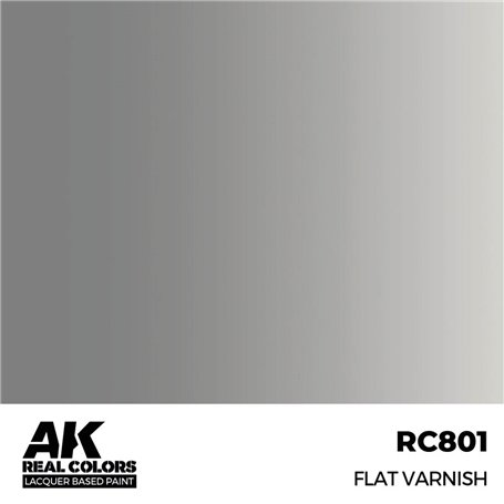 AK Interactive REAL COLORS RC-8 Flat Varnish - 17ml