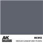 AK Interactive REAL COLORS RC-913 Medium Gunship Grey FS 36118 - 17ml