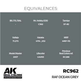AK Interactive REAL COLORS RC-962 RAF Ocean Grey - 17ml