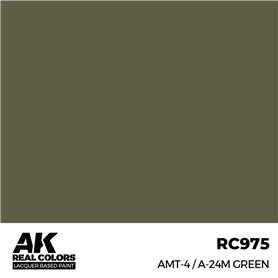 AK Interactive REAL COLORS RC-975 AMT-4 / A-24M Green - 17ml