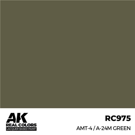 AK Interactive REAL COLORS RC-975 AMT-4 / A-24M Green - 17ml