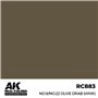 AK REAL COLORS No.9/No.22 Olive Drab (WWII) 17 ml.