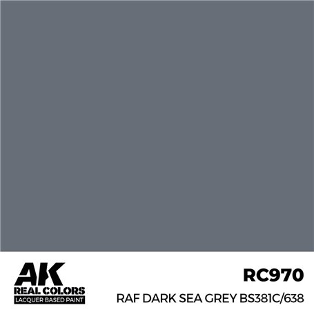 AK REAL COLORS RAF Dark Sea Grey BS381C/638 17 ml.