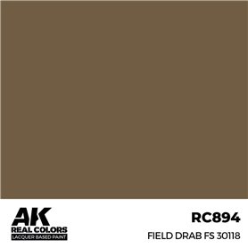 AK Interactive REAL COLORS RC-894 Field Drab FS 30118 - 17ml