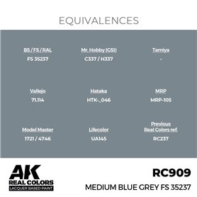 AK REAL COLORS Medium Blue Grey FS 35237 17 ml.