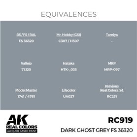 AK REAL COLORS Dark Ghost Grey FS 36320 17 ml.