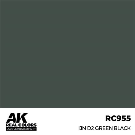 AK REAL COLORS IJN D2 Green Black 17 ml.