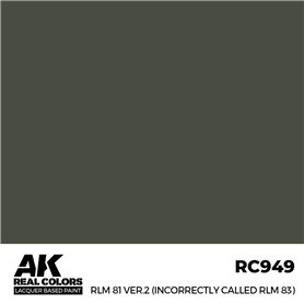 AK REAL COLORS RLM 81 Ver.2 (incorrectly called RLM 83) 17 ml.