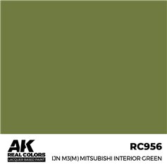 AK REAL COLORS IJN M3 (M) MITSUBISHI Interior Green 17 ml.