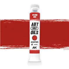 AK Interactive ABT502 OILS 025 Warm Red - 20ml