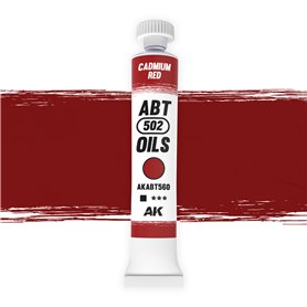 AK Interactive ABT502 OILS 560 Cadmium Red - 20ml