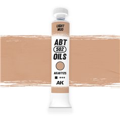 AK Interactive ABT502 OILS 125 Light Mud - 20ml