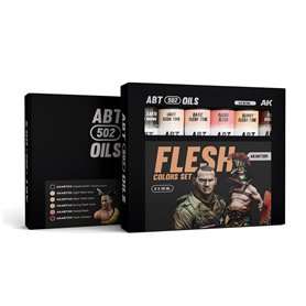 ABT 502 OILS FLESH COLORS SET