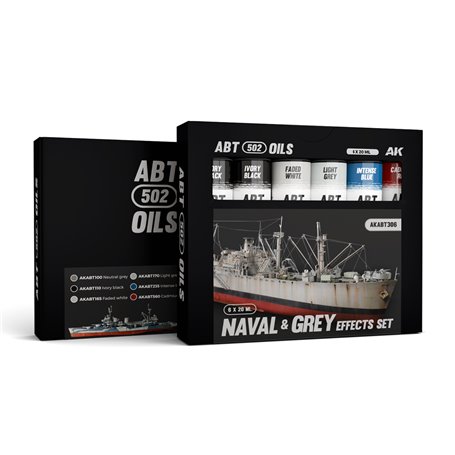 ABT 502 OILS NAVAL & GREY EFFECTS SET