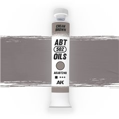 AK Interactive ABT502 OILS 240 Cream Brown - 20ml