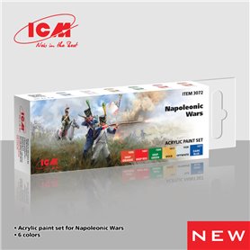 ICM 3072 Acrylic Paints Set for Napoleonic Wars