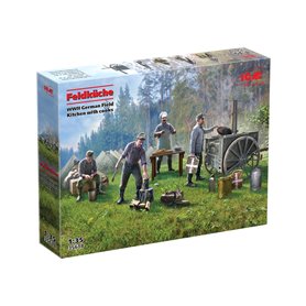 ICM 35618 Feldkuche WWII German Field Kitchen with Cooks