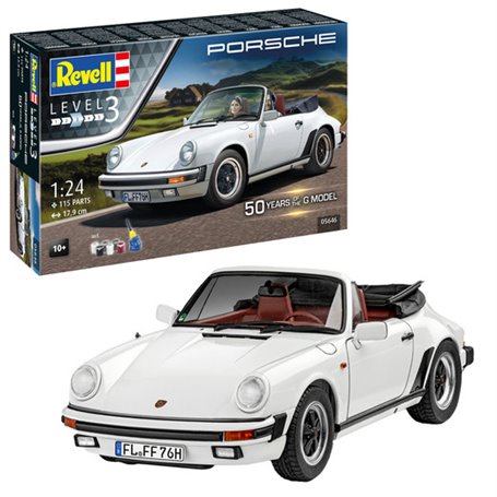 Revell 05646 1/24 Gift Set 50 Years of Porsche 911 G-Model Porsche 911 Carrera Cabrio