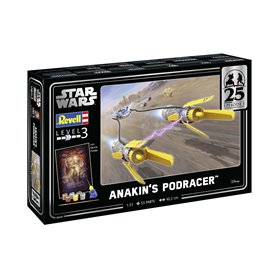 Revell STAR WARS 1:131 ANAKINS PODRACER - 25TH ANNIVERSARY - GIFT SET OF EPISODE 1 - z farbami