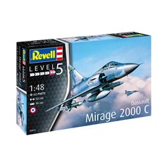 Revell 1:48 Dassault Mirage 2000C - MODEL SET - z farbami