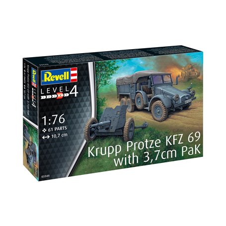 Revell 63344 Model Set 1/76 Protze Kfz.69 w/3,7 cm Pak