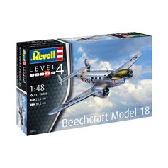 Revell 1:48 Beechcraft Model 18 - MODEL SET - w/paints 