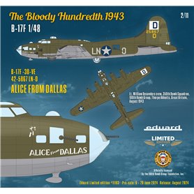 Eduard 11183 The Bloody Hundredth 1943 B-17F 1/48