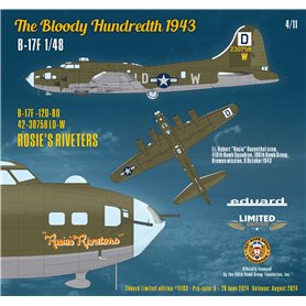 Eduard 11183 The Bloody Hundredth 1943 B-17F 1/48